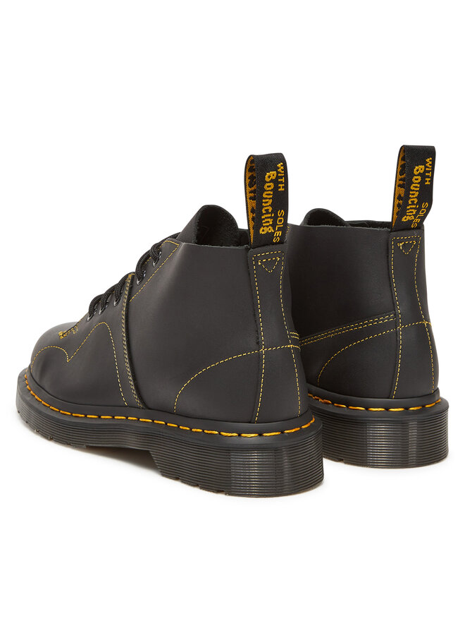 Dr. Martens Schnürstiefeletten Dr. Martens Church Monkey Boot DM41089001 Schwarz