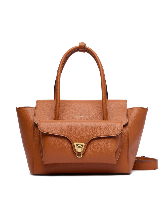 Coccinelle Handtasche Coccinelle T8A Coccinelledouble Beat E1 T8A 18 02 01 Braun