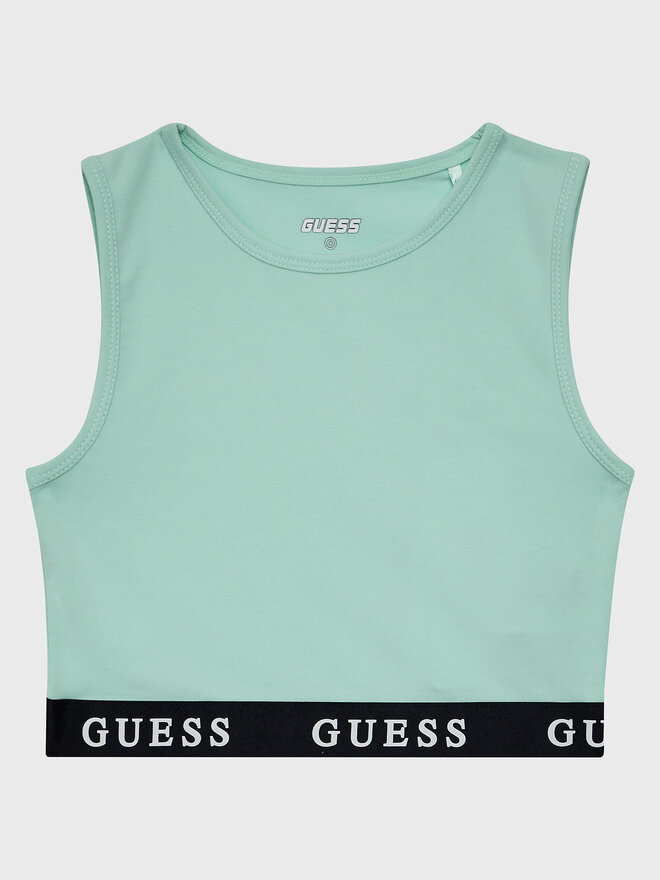 Guess Guess Marškinėliai J2YI34 KABR0 Mėlyna Slim Fit