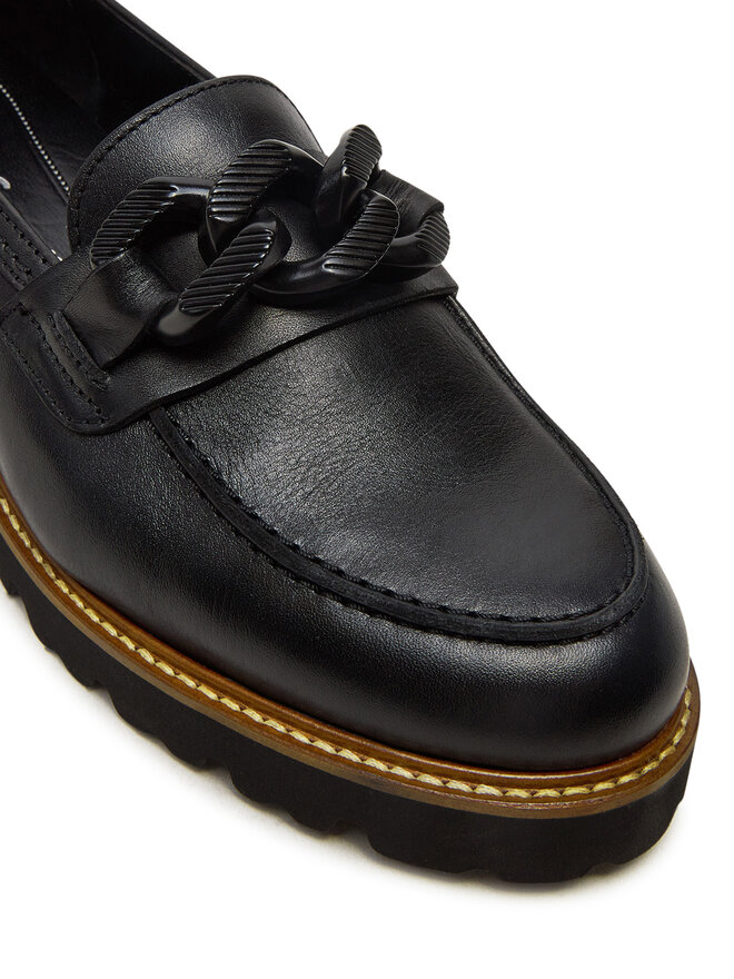 Asos design maxfield leather fringed loafers online