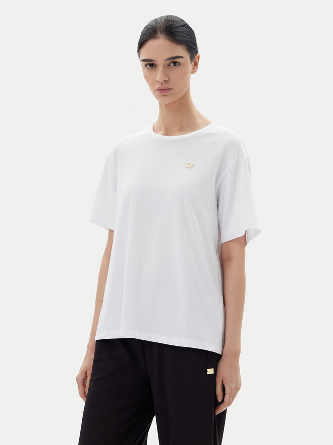 EA7 Emporio Armani EA7 Emporio Armani Camiseta 7W000028 AF10373 U0002 Blanco Loose Fit