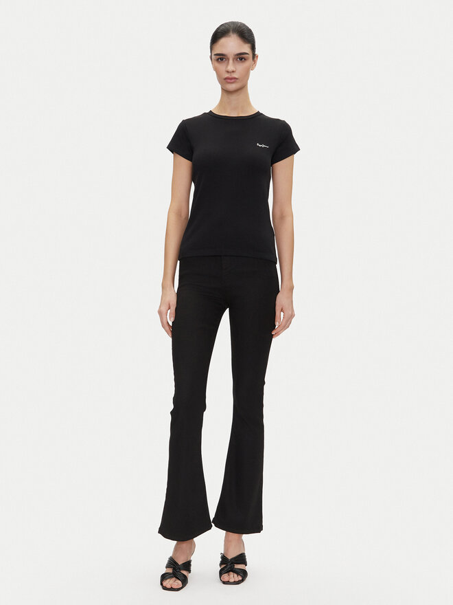 Pepe Jeans Pepe Jeans Футболка PL506037 Чорний Regular Fit