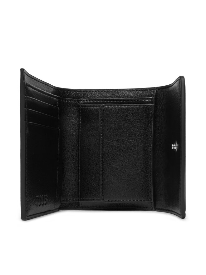 TOUS Piniginė TOUS Pocket Tous Bloom 2002204251 Juoda