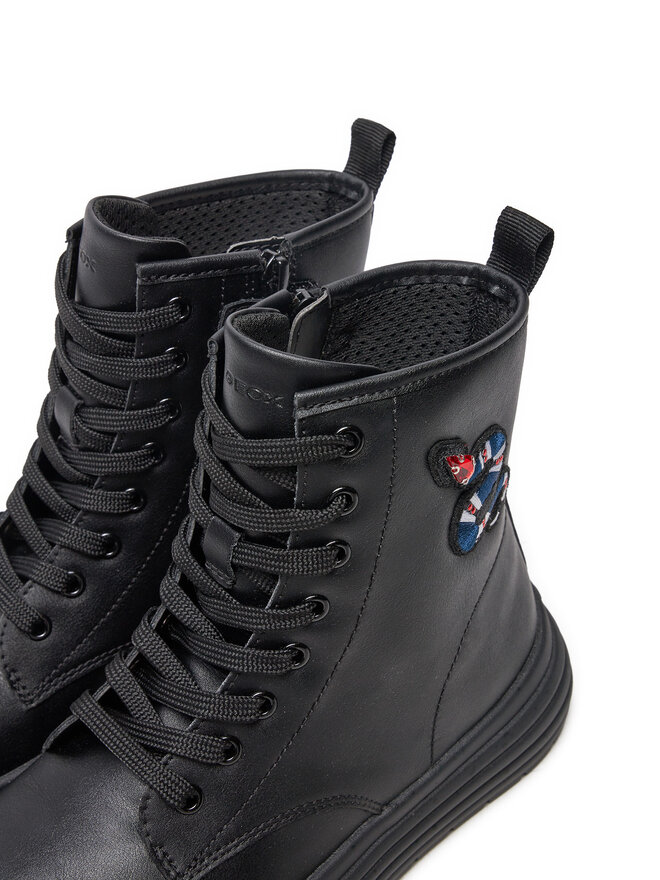 Geox Zimski škornji Geox J Phaolae Girl J46ETD 000BC C9999 S Črna