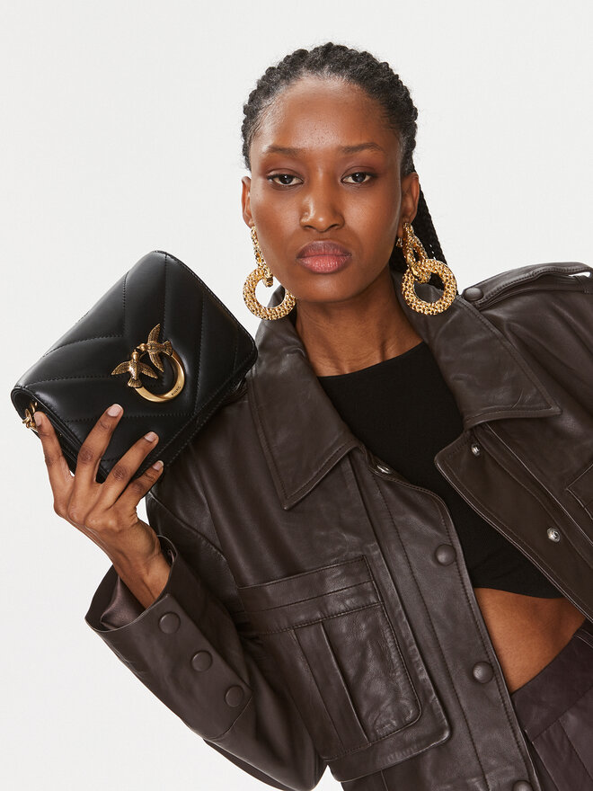 PINKO Kabelka Pinko Love Click Mini AI 23-24 PLTT 100067 A136 Černá