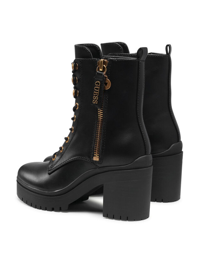 Guess Polokozačky Guess Cabra2 FL7CBR ELE10 Černá