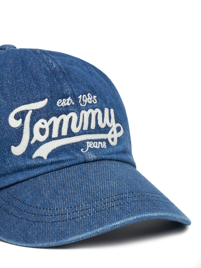 Tommy Jeans Бейсболка Tommy Jeans Archive Script AM0AM13565 Голубий