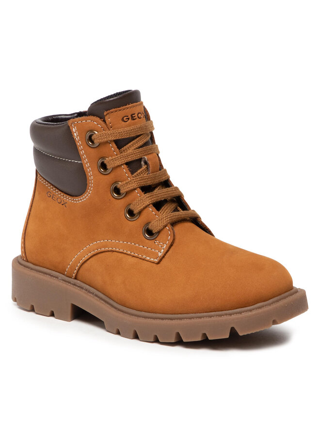 Geox Schnürstiefeletten Geox J Shaylax B. B J16FAB 032BC C0930 M Braun
