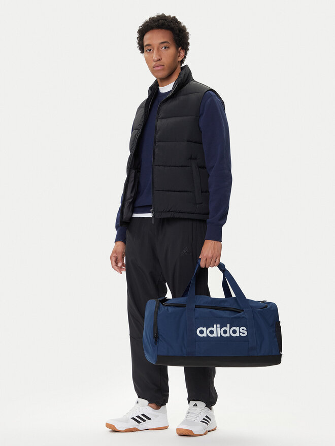 adidas Tasche adidas Linear Duffel Medium IN6116 Dunkelblau