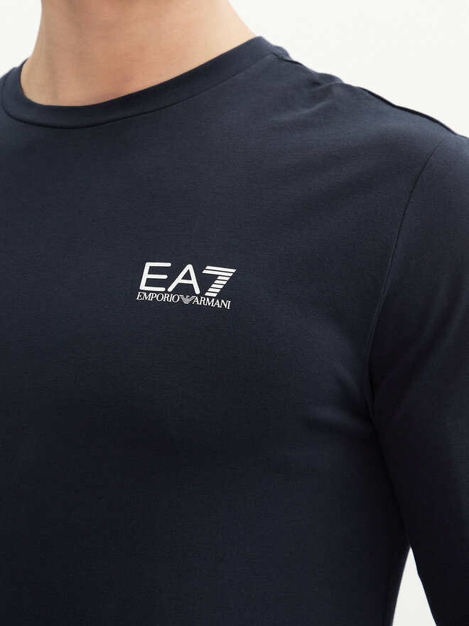 EA7 Emporio Armani EA7 Emporio Armani Póló 8NPT28 PJVQZ 1562 Sötétkék Regular Fit