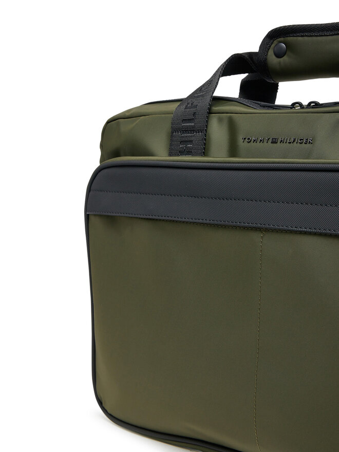 Tommy Hilfiger Laptoptáska Tommy Hilfiger Th Repreve Computer Bag AM0AM13186 Khaki
