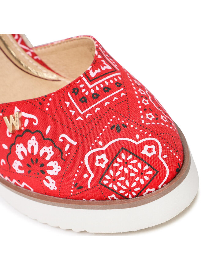 Wrangler Espadryle Wrangler Isla WL21621A Czerwony