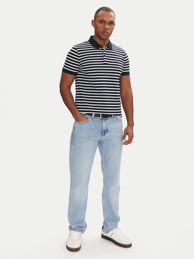 Tommy Jeans Tommy Jeans Pólóing DM0DM20676 Sötétkék Slim Fit