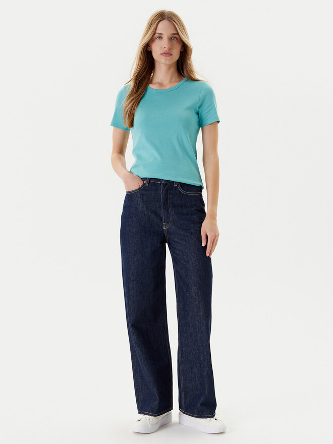 United Colors Of Benetton United Colors Of Benetton Marškinėliai 3GA2E16A0 Žalia Regular Fit