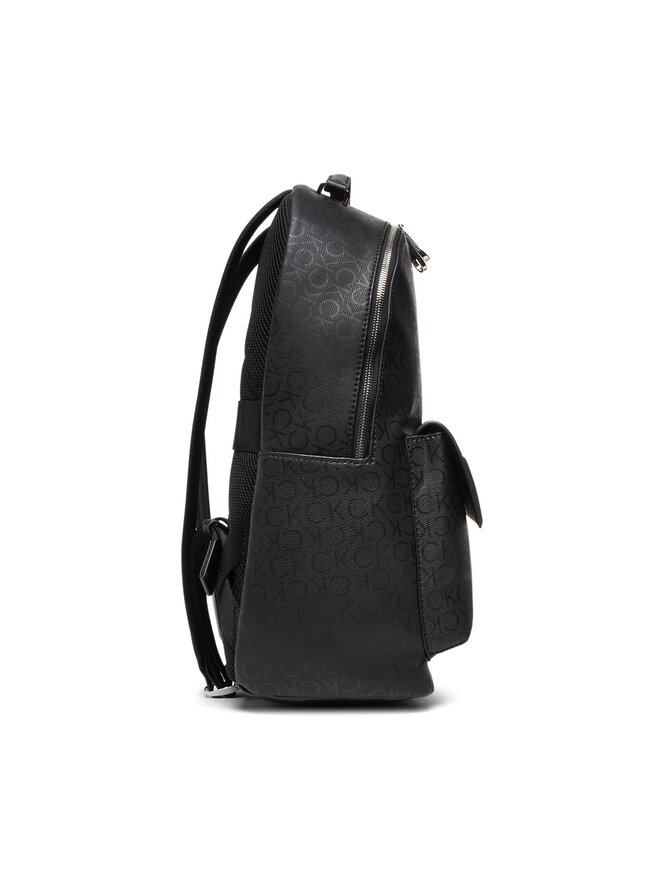 Calvin Klein Rucksack Calvin Klein Minimalism Mono Flap Pckt Bp K50K509277 Schwarz