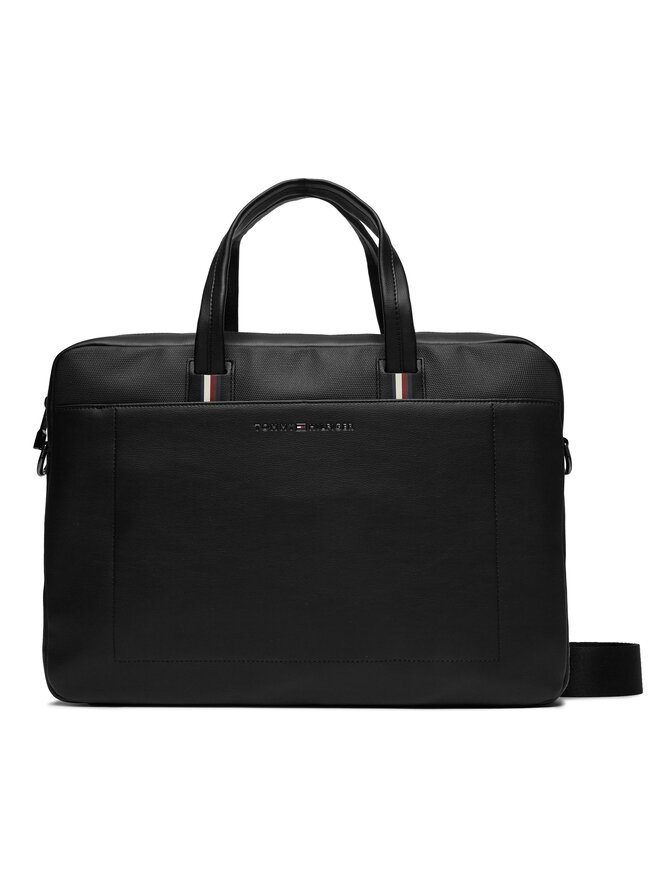 Tommy Hilfiger Brašna na notebook Tommy Hilfiger Th Corporate Computer Bag AM0AM11822 Černá