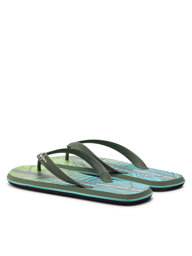 Pepe Jeans Japonki Pepe Jeans Whale Palm PMS70153 Khaki