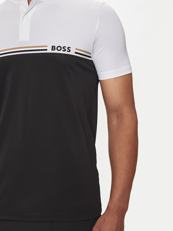BOSS Boss Поло Pariq MB 6 50519864 Чорний Slim Fit