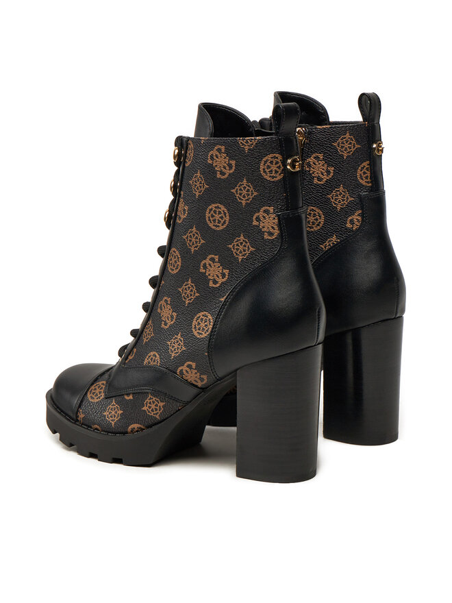 Guess Polokozačky Guess FL8NYD FAL10 Černá