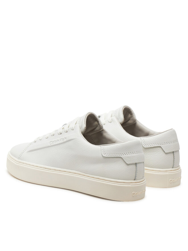 Calvin Klein Sneakersy Calvin Klein Low Top Lace Up Lth HM0HM01516 Bílá