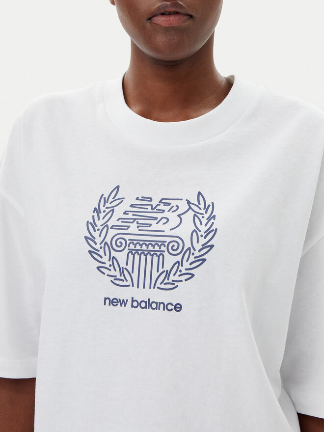 New Balance New Balance Camiseta WT51935 Blanco Oversize