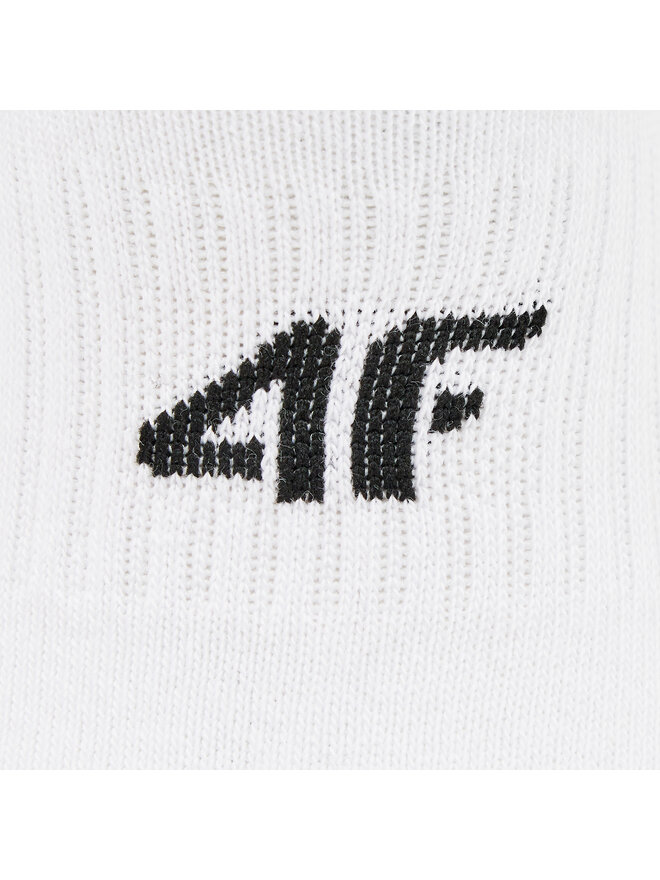 4F Set di 5 paia di pedulini da bambini 4F 4FJWSS24USOCM251 Bianco
