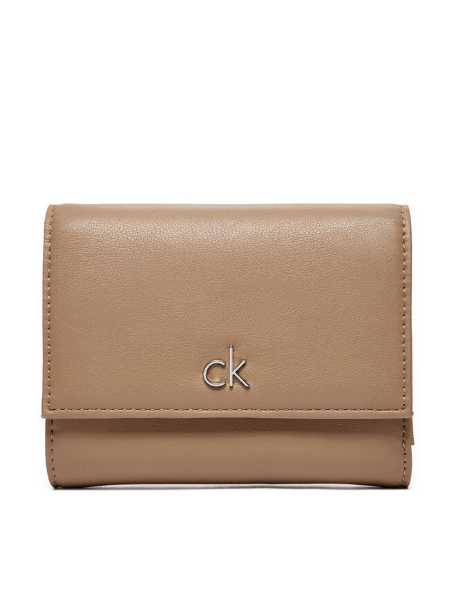 Calvin Klein Mazs sieviešu maks Calvin Klein Ck Daily Medium Trifold_Pbl K60K612851 Bēšs