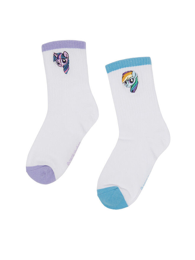 My Little Pony Довгі шкарпетки My Little Pony CEO-ACCCS-SS26-309MLP(2-PACK) Білий