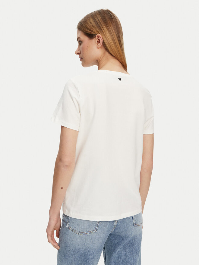 Weekend Max Mara Weekend Max Mara Camiseta Bondeno 2515941112 Blanco Regular Fit