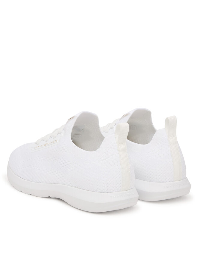 Tommy Hilfiger Sneakers Tommy Hilfiger Knit Extralight Runner FW0FW09112 Weiß