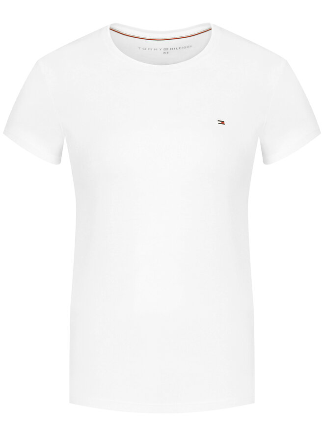 Tommy Hilfiger Tommy Hilfiger T-Shirt WW0WW22043 Weiß Regular Fit