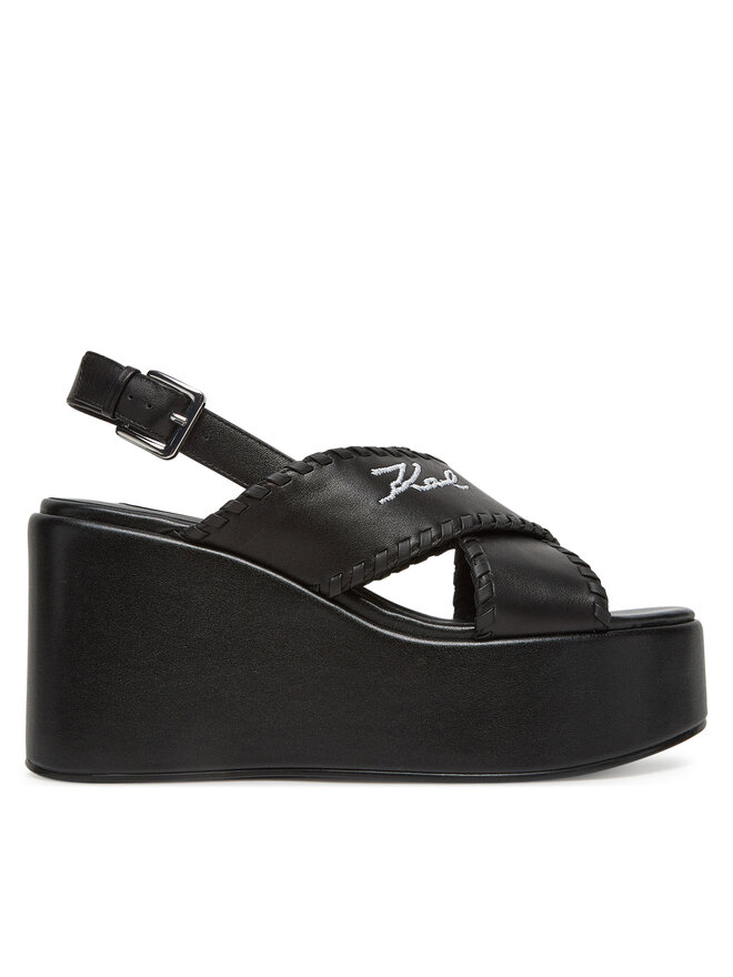 KARL LAGERFELD Sandály KARL LAGERFELD Wendy KL33372 Černá