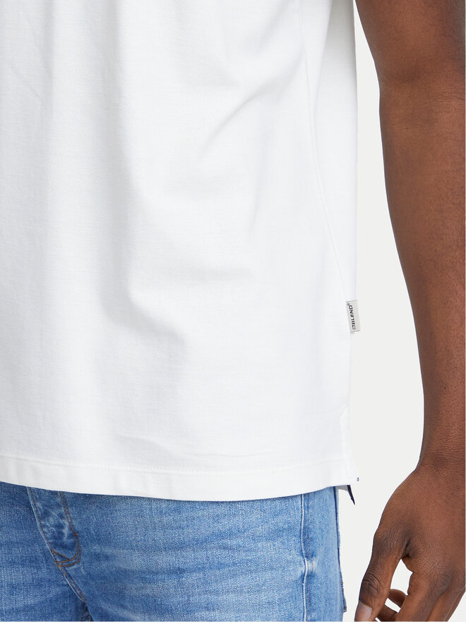 Blend Blend Polo marškinėliai 20716479 Balta Regular Fit