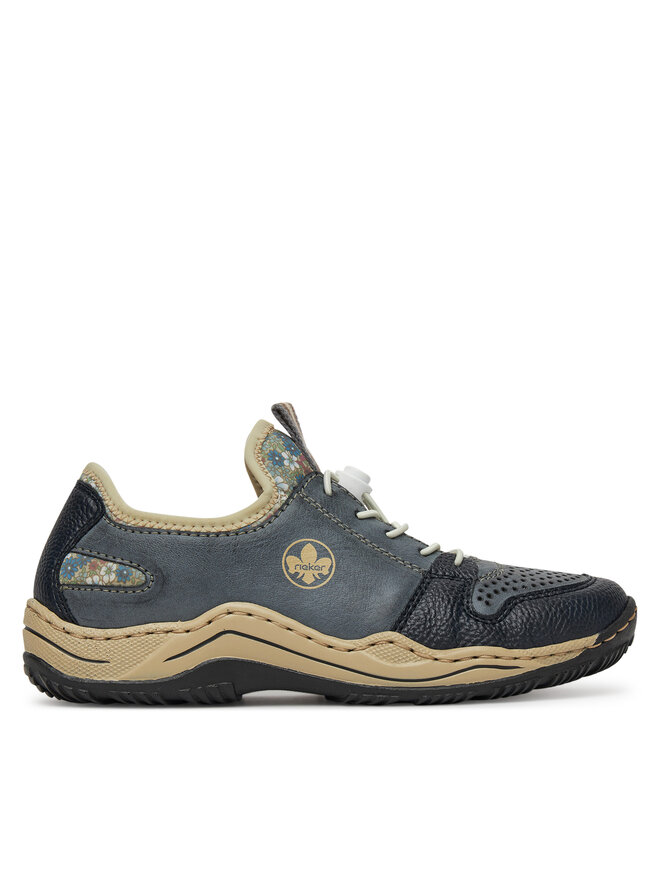 Rieker Sneakersy Rieker L0538-14 Granatowy