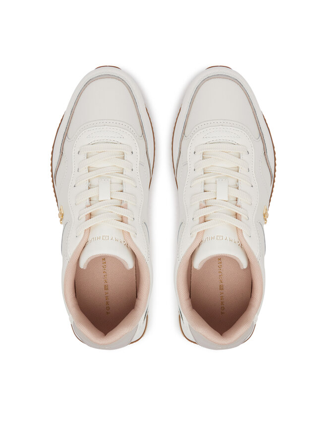 Tommy Hilfiger Sneakers Tommy Hilfiger Runner FW0FW08696 Écru