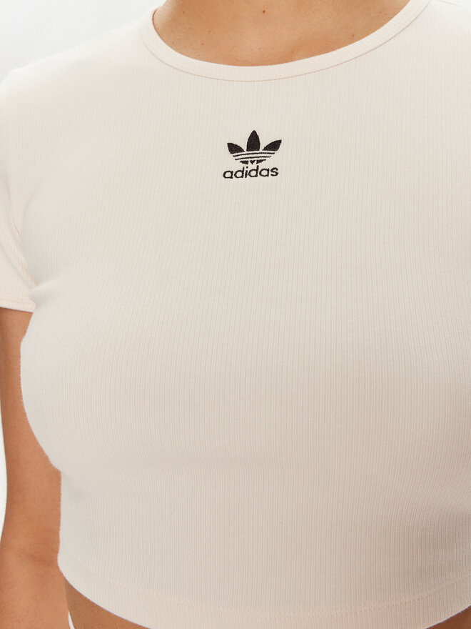 adidas adidas T-Shirt Essentials IJ7804 Beige Slim Fit