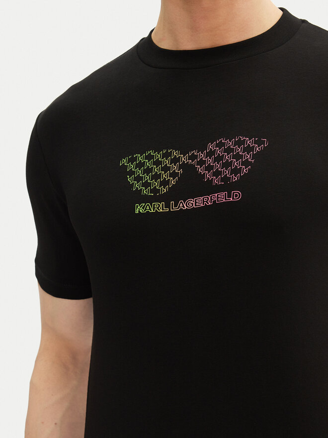 KARL LAGERFELD KARL LAGERFELD Camiseta 755402 552235 Negro Regular Fit