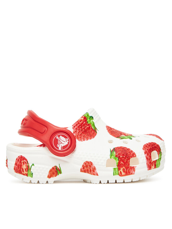 Crocs Шльопанці Crocs Toddler Classic Fresh Fruits Clog 211170 Білий