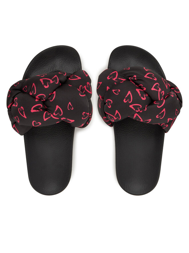 LOVE MOSCHINO Papucs LOVE MOSCHINO JA28312G0MIW100C Fekete