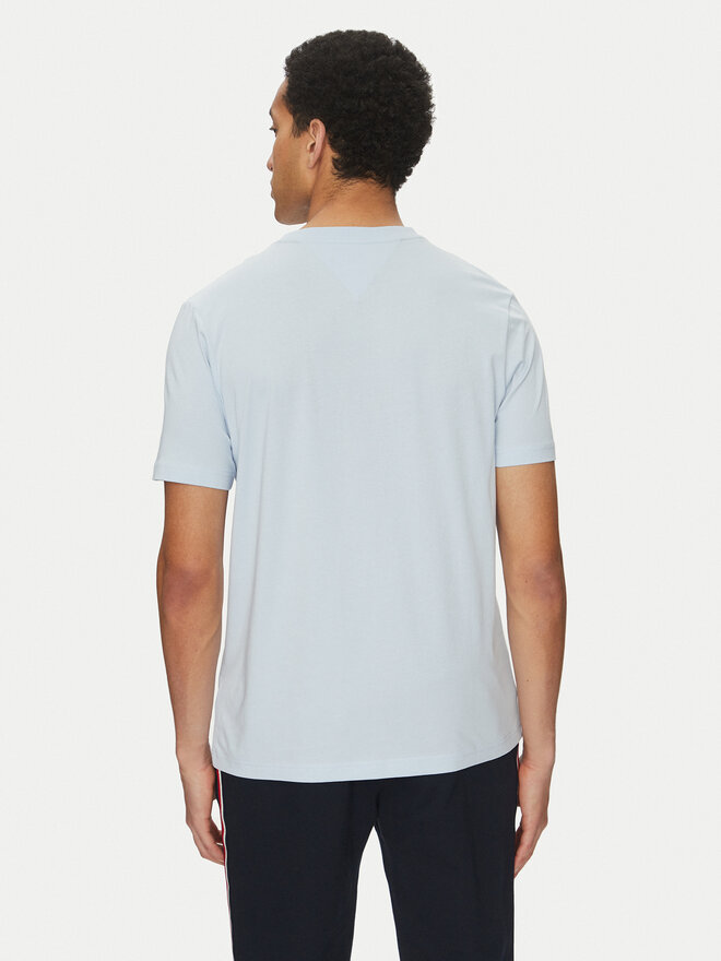 Tommy Hilfiger Tommy Hilfiger Футболка Flag Box MW0MW38636 Блакитний Regular Fit