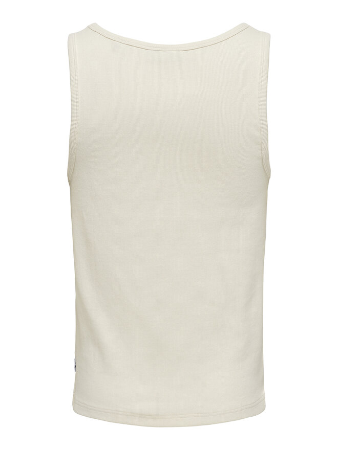 Only & Sons Only & Sons Майка Tanner 22030217 Écru Regular Fit