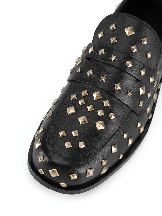 Eva Minge Loaferke Eva Minge AMINA-115985 Črna