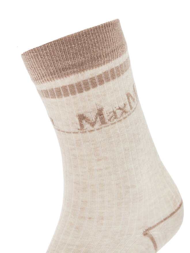 Max Mara Leisure Чорапи дълги дамски Max Mara Leisure Gabarra 2426556018 Бежов
