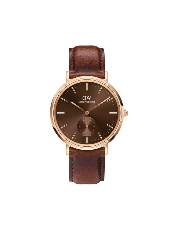 Daniel Wellington Hodinky Daniel Wellington Classic Multi-Eye St Maves Amber DW00100707 Hnědá