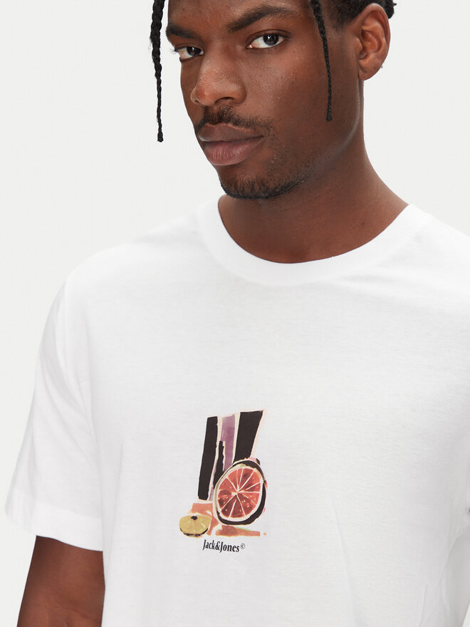 Jack&Jones Jack&Jones Marškinėliai Varenna 12273162 Balta Regular Fit
