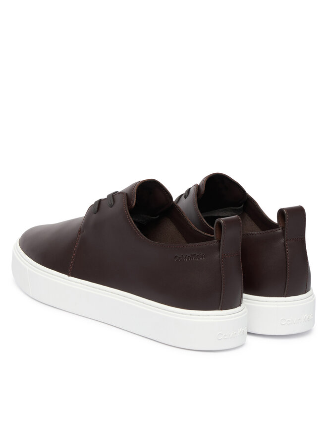 Calvin Klein Tenisice Calvin Klein Hybrid Clean Cup Derby Lth HM0HM02011 Tamnocrvena