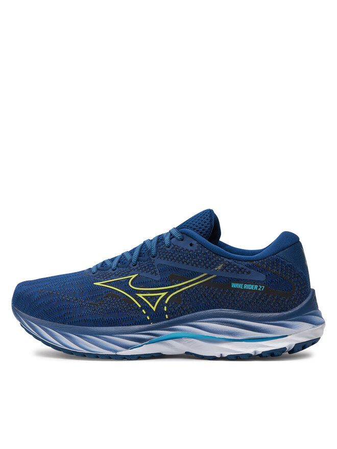 Mizuno Tekaški čevlji Mizuno Wave Rider 27 J1GC2303 Mornarsko modra