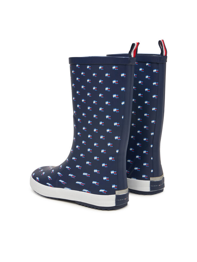 Tommy Hilfiger Gummistiefel Tommy Hilfiger Rain Boot T3XC-33922-1846 D Dunkelblau