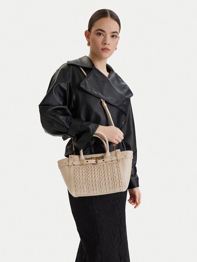 Just Cavalli Сумка Just Cavalli 80RA4BG2 ZSD90 Світло-бежевий