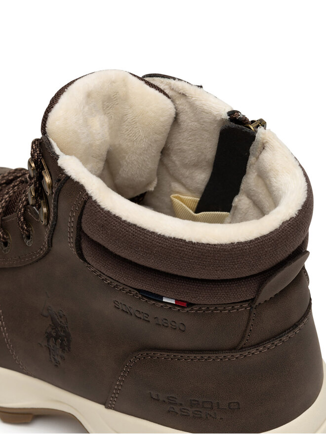U.S. Polo Assn. Gležnjarji U.S. Polo Assn. OSCAR001M/DYT1 Rjava